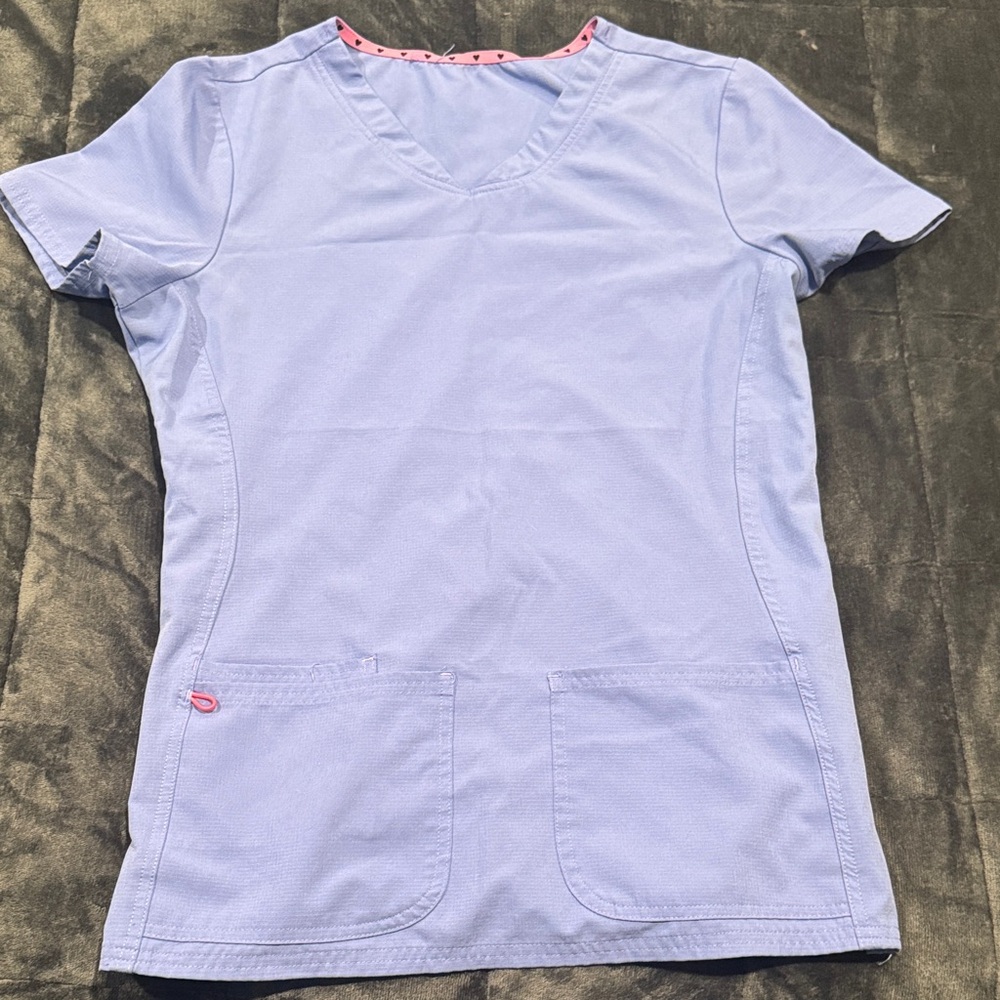 3/$15! 🎈 Unknown brand periwinkle V-Neck Scrub Top